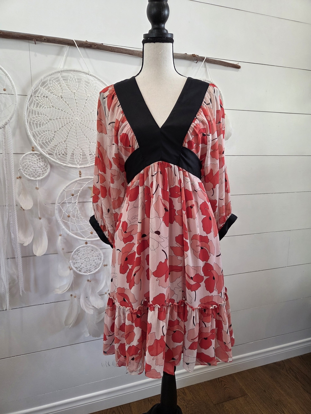 Floral Empire Waist Dress